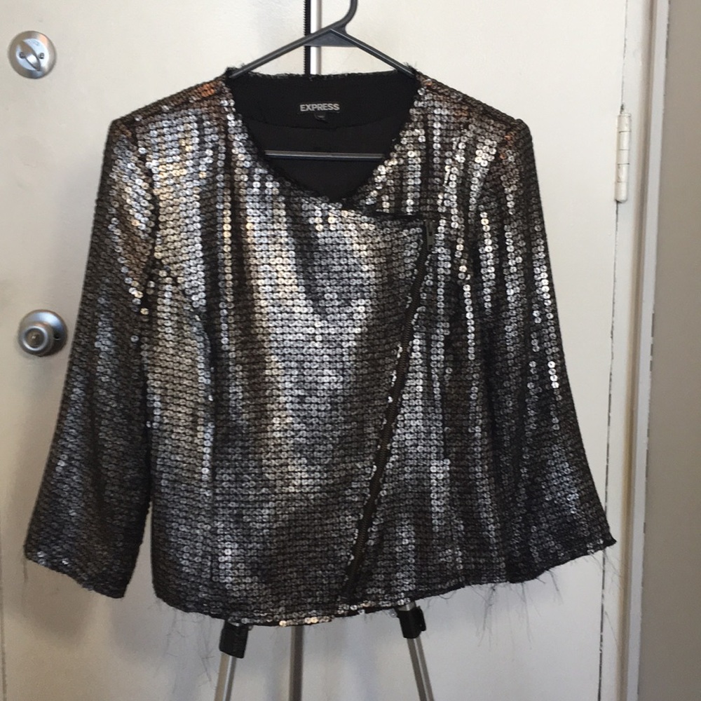 Express sequin jacket